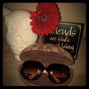 Coach Simone S805 sunglasses and case